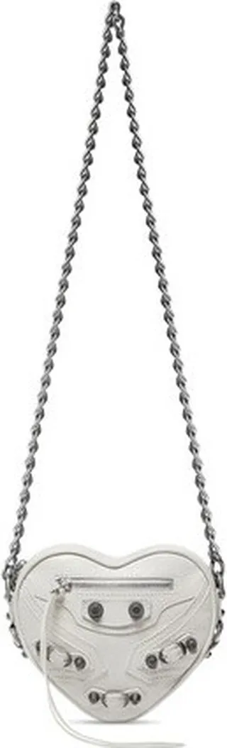Le Cagole Heart mini bag with long strap