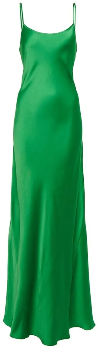 Satin slip maxi dress