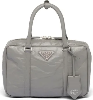 Medium Logo-Plaque Tote Bag