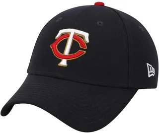 Men's New Era Navy Minnesota Twins The League Road 9Forty Adjustable Hat
