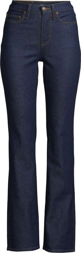 Lands' End Women's Recover High Rise Bootcut Blue Jeans