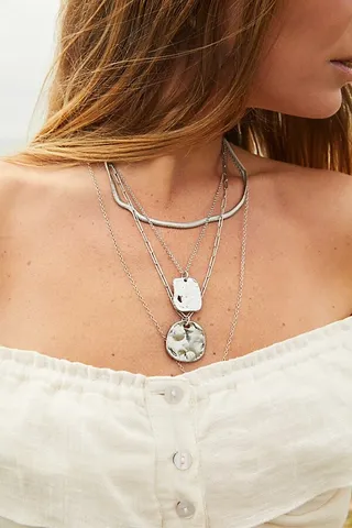 Oversized Coin Necklace by Free People