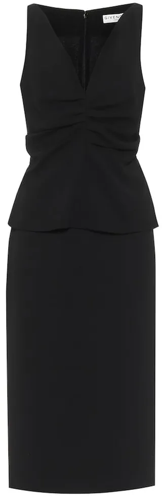 Wool midi dress