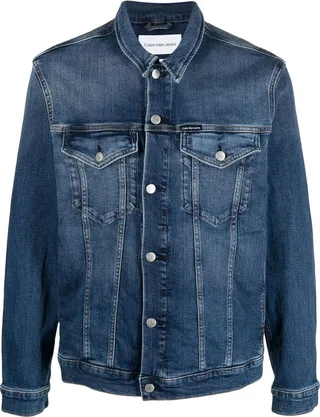 Logo-Patch Denim Jacket