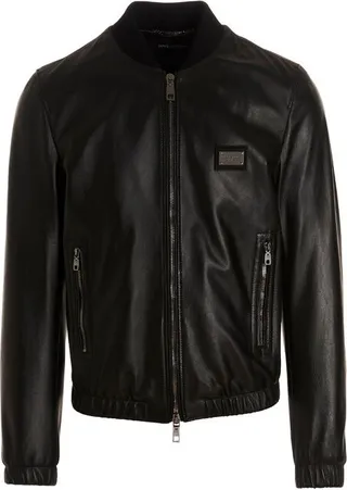 Dolce & Gabbana DG Essentials Zipped Bomber Jacket