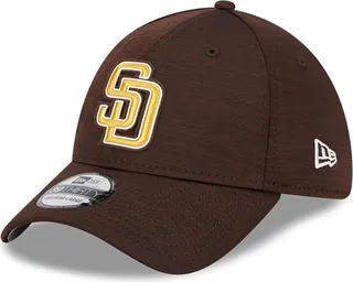 Men's New Era Brown San Diego Padres 2023 Clubhouse 39THIRTY Flex Hat