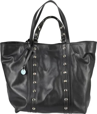 REDValentino Metallic Eyelet Detailed Shopping Bag