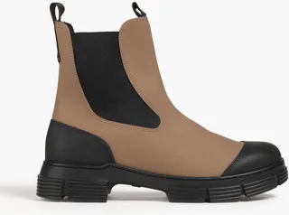 Rubber Chelsea boots
