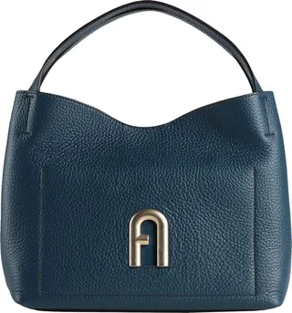 Furla Primula S Hobo - Vitello St.daino New Handbag Black