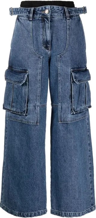 Cropped Straight-Leg Trousers