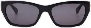Bottega Veneta Eyewear Rectangle Frame Sunglasses