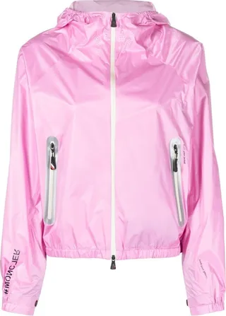 Zip-Fastening Hooded Jacket