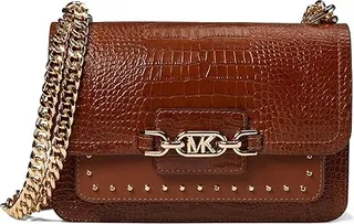 MICHAEL Michael Kors Heather Large Shoulder (Chestnut) Handbags