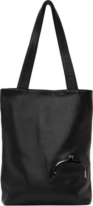 Yohji Yamamoto Black Discord Small Tote