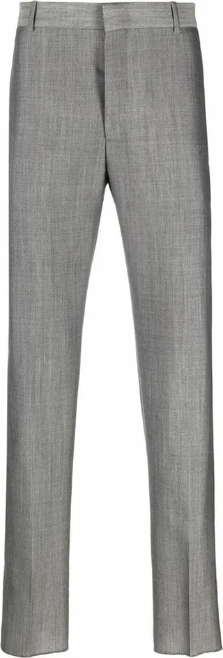 Straight-Leg Tailored Trousers