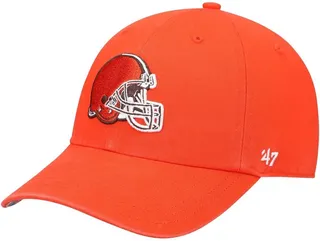 Men's x Zubaz Orange Cleveland Browns Undervisor Clean Up Adjustable Hat