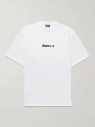 Logo-Print Mesh Swim T-Shirt