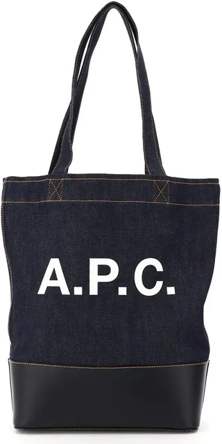 A.p.c. Axel Denim Tote Bag