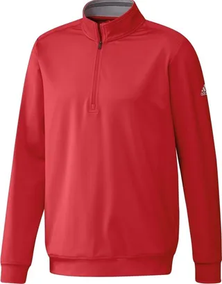 Adidas Adidas Mens Classic Club Zip Sweater (Collegiate Red) - Red