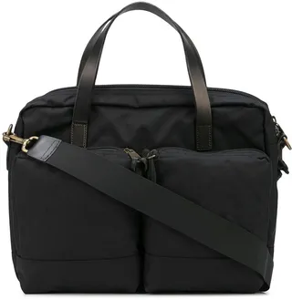 Dryden leather briefcase