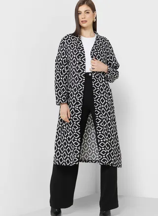 Printed Layering Light Jacket