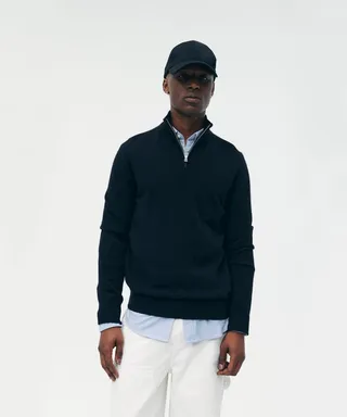 Cashmere Quarter Zip