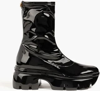 Apocalypse 20 vinyl ankle boots