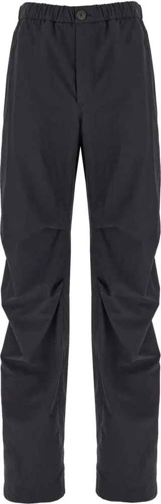Logo-Plaque Straight-Leg Trousers