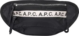 A.P.C. Logo Tape Zip-Up Belt Bag