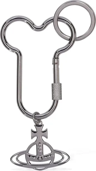 Metal penis carabiner key holder