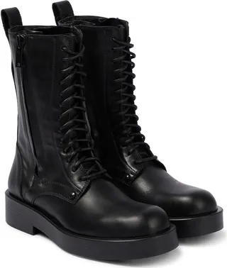 Maxim lace-up leather boots