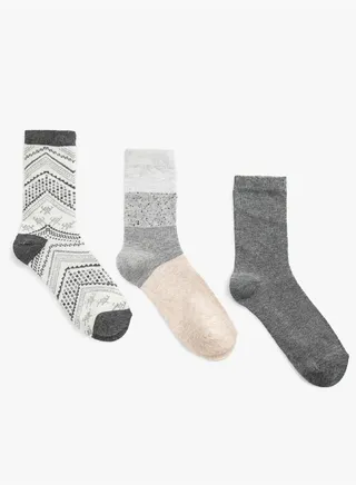 Multi Patterned Long Socks