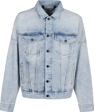 Back Logo Over Denim Jacket