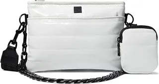 THINK ROYLN Downtown Crossbody (White Patent) Cross Body Handbags