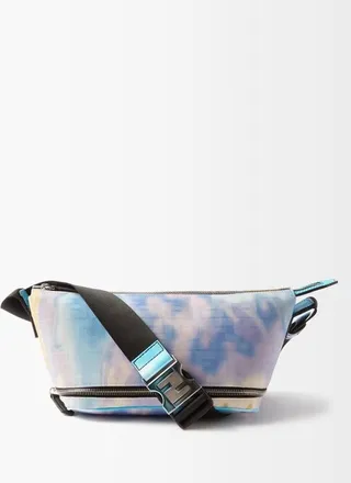 Ff-jacquard Technical-canvas Cross-body Bag