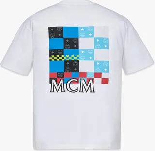 Checkerboard Monogram T-Shirt in Organic Cotton