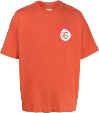 patch-detail organic-cotton T-shirt