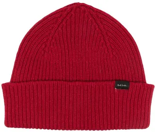 Rib-Knit Beanie Hat