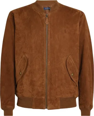 Polo Ralph Lauren Suede Bomber Jacket