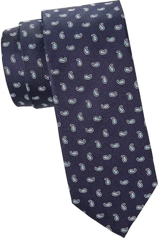 Paisley Pattern Silk Tie