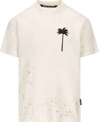 Palm Angels PXP Painted Short-Sleeved T-Shirt
