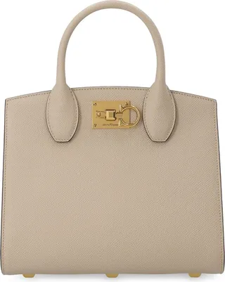 The Studio Box Leather Handbag