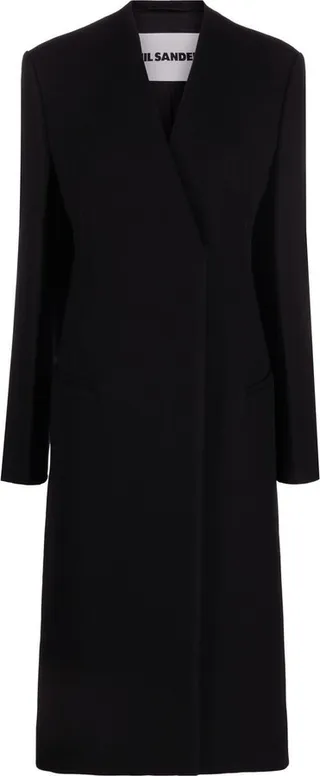 Double-Breasted Cashmere Coat
