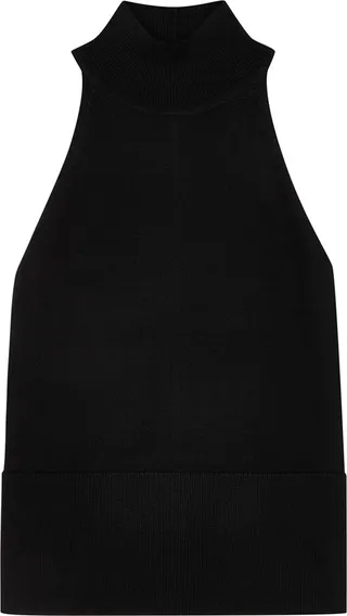 Totême Halterneck Wool-blend Top