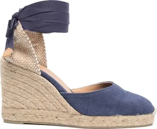95mm Wedge Cotton Espadrilles