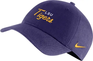 LSU Campus 365 Nike Unisex College Adjustable Hat in Purple