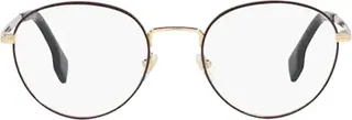 Versace Eyewear Round Frame Glasses