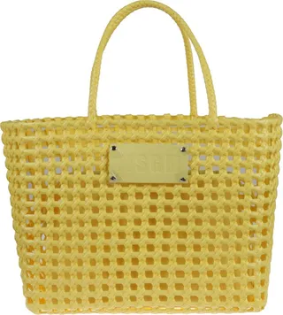 Logo Weaved Shopper Bag