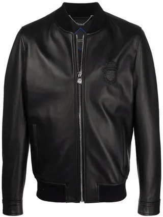 Leather Bomber Jacket
