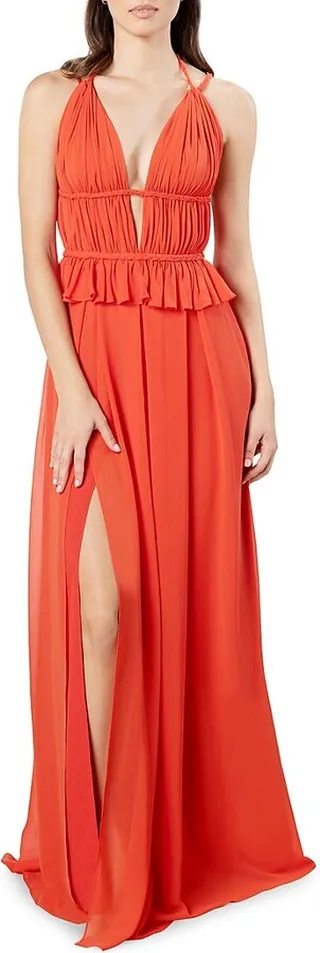 Athena Braided Halter Gown
